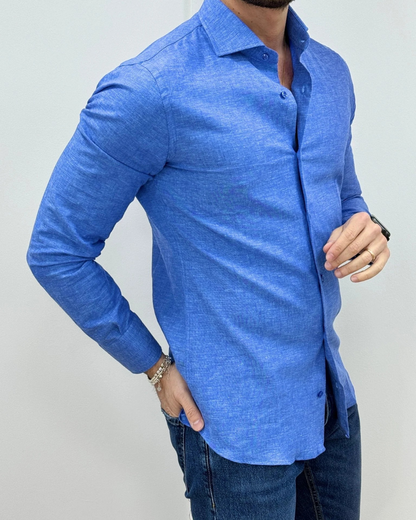 Camisa de linho para homem