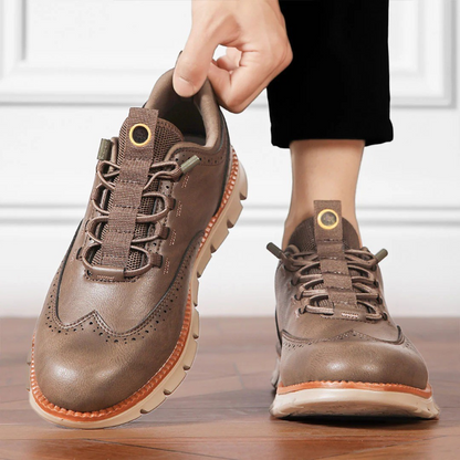 Sapatos casuais à prova de água para homem com sola ortopédica