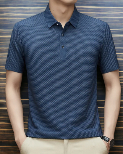 Camisa Pólo Casual de Manga Curta com Corte Justo (OFERTA 2X1)