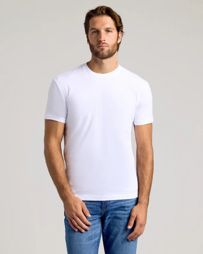 Camisola de Manga Curta de Corte Fino e Elástico para Homem