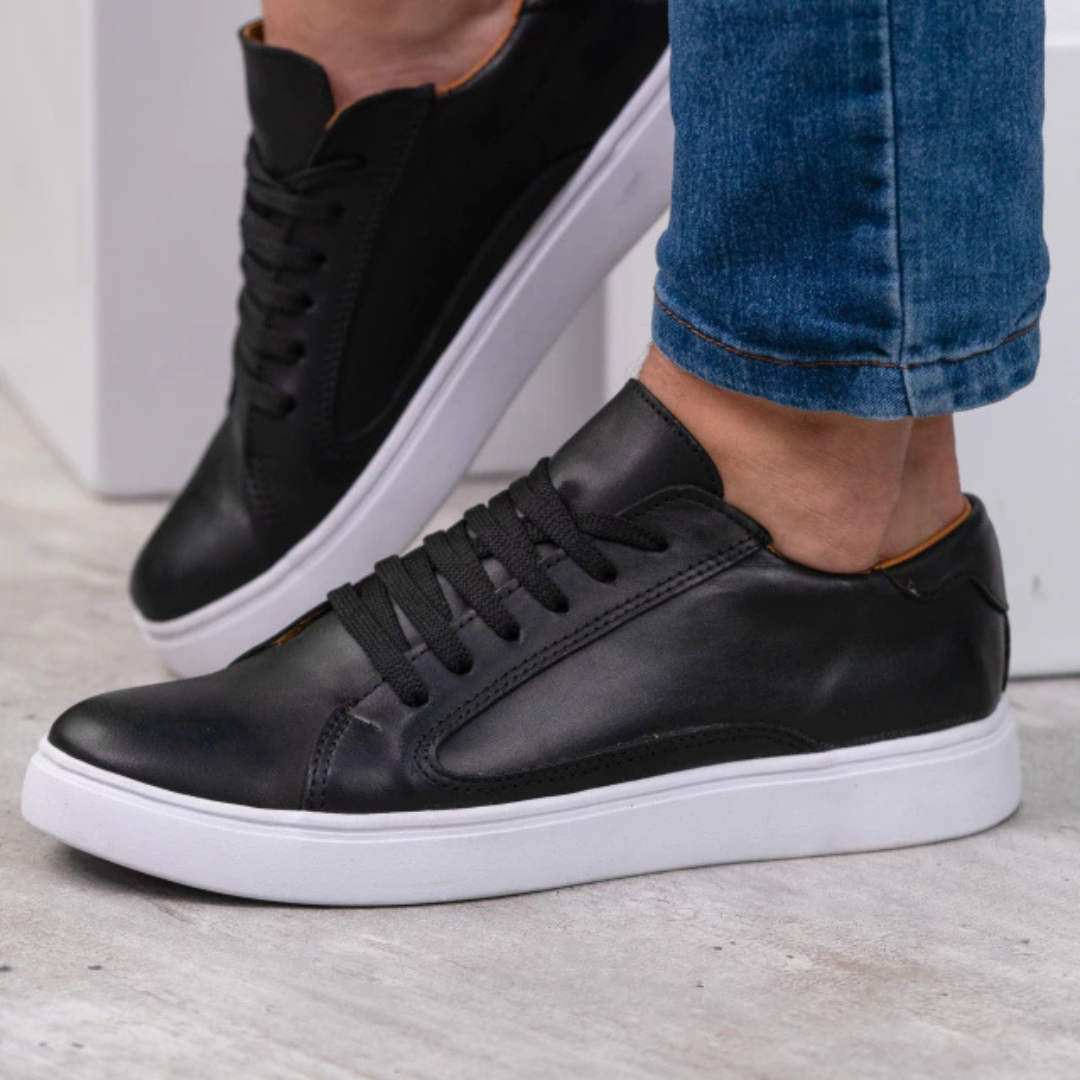 Sapatos urbanos de atacadores para homem com sola confortável