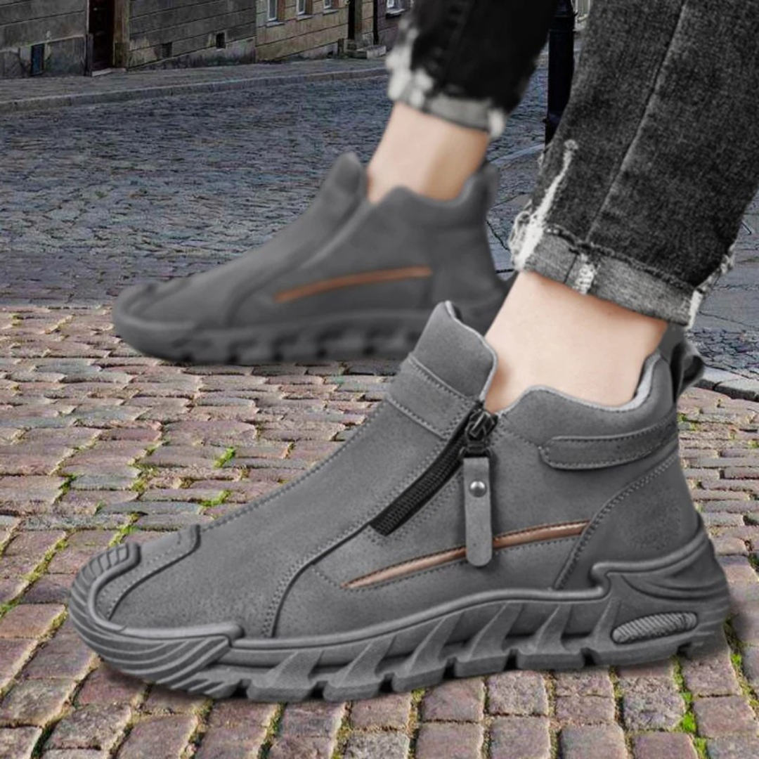Sapatos ortopédicos de sola antiderrapante para homem