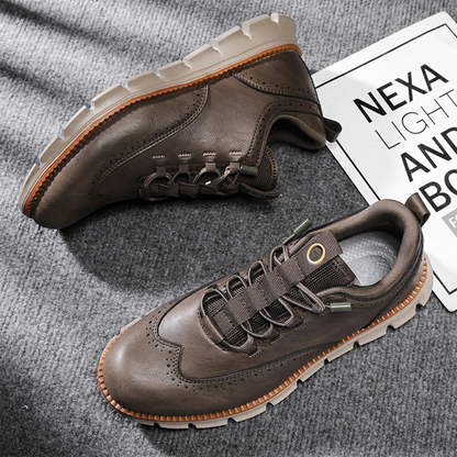Sapatos casuais à prova de água para homem com sola ortopédica