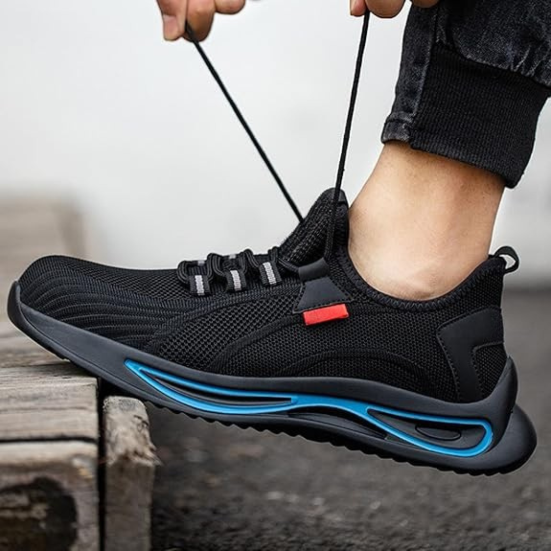 Sapatos de segurança com biqueira de aço para homem