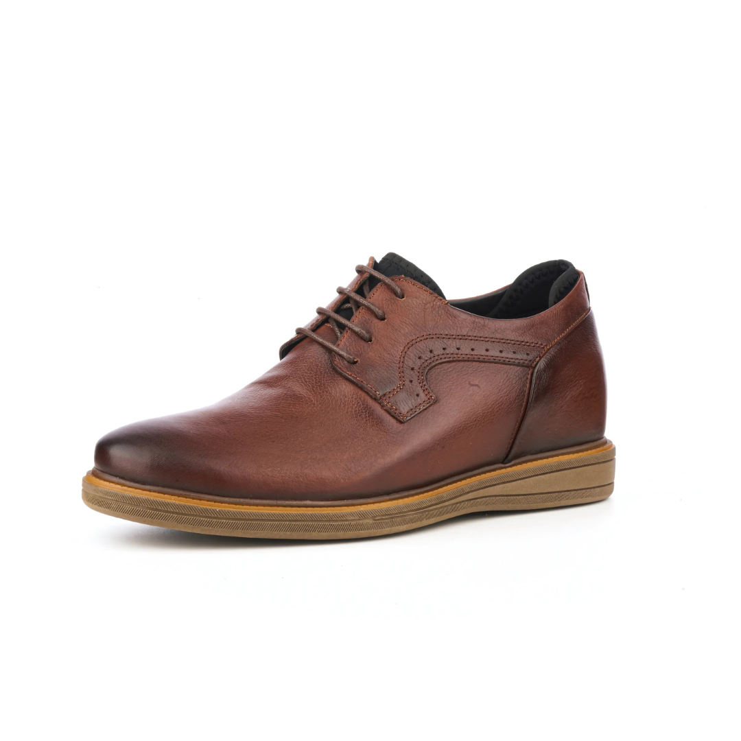 Sapatos Casuais Castanhos com Sola Alta Portland