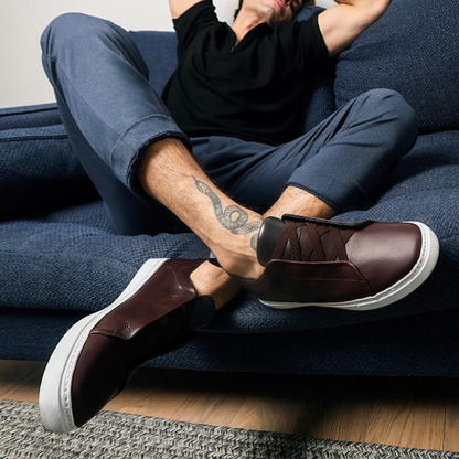 Sapatos de Homem com Sola Confortável e sem Atacadores