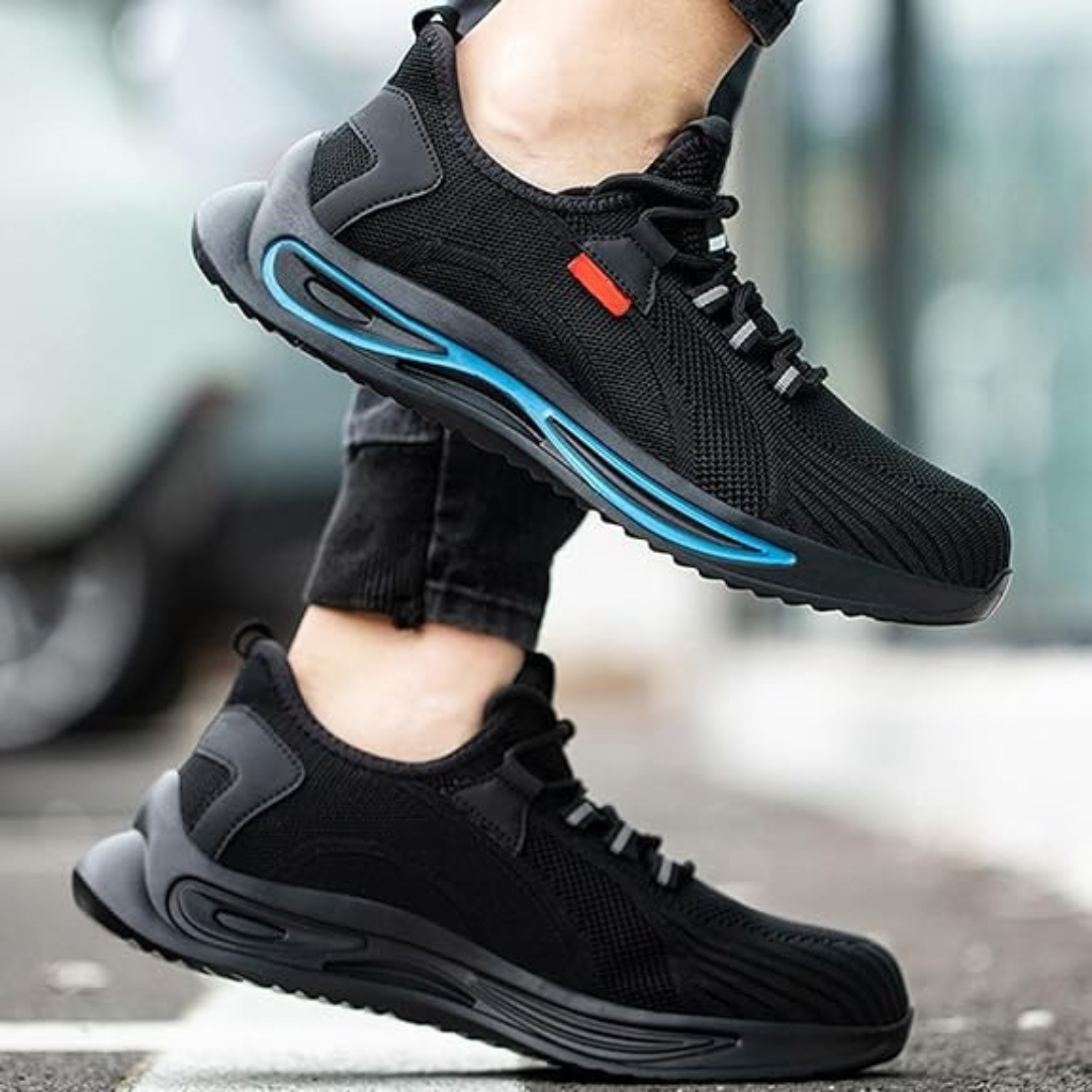 Sapatos de segurança com biqueira de aço para homem