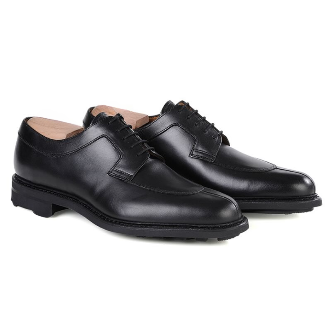 Sapatos Masculinos de Couro com Sola Gomme Elegância Clássica com Toque Moderno