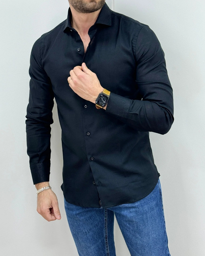 Camisa de linho para homem