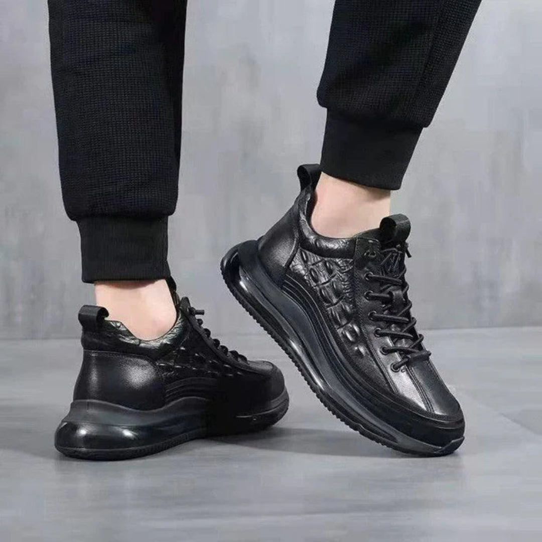 Sapato Casual de Couro Premium para Homem