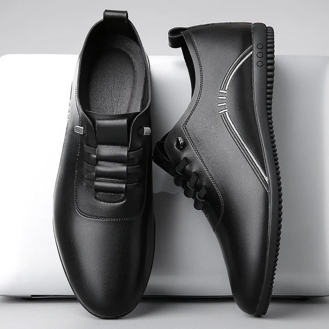 Sapatos de Condução Masculinos em Couro Genuíno Elegância Italiana com Conforto Excecional