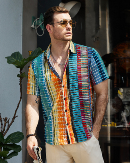 Camisa para homem de manga curta